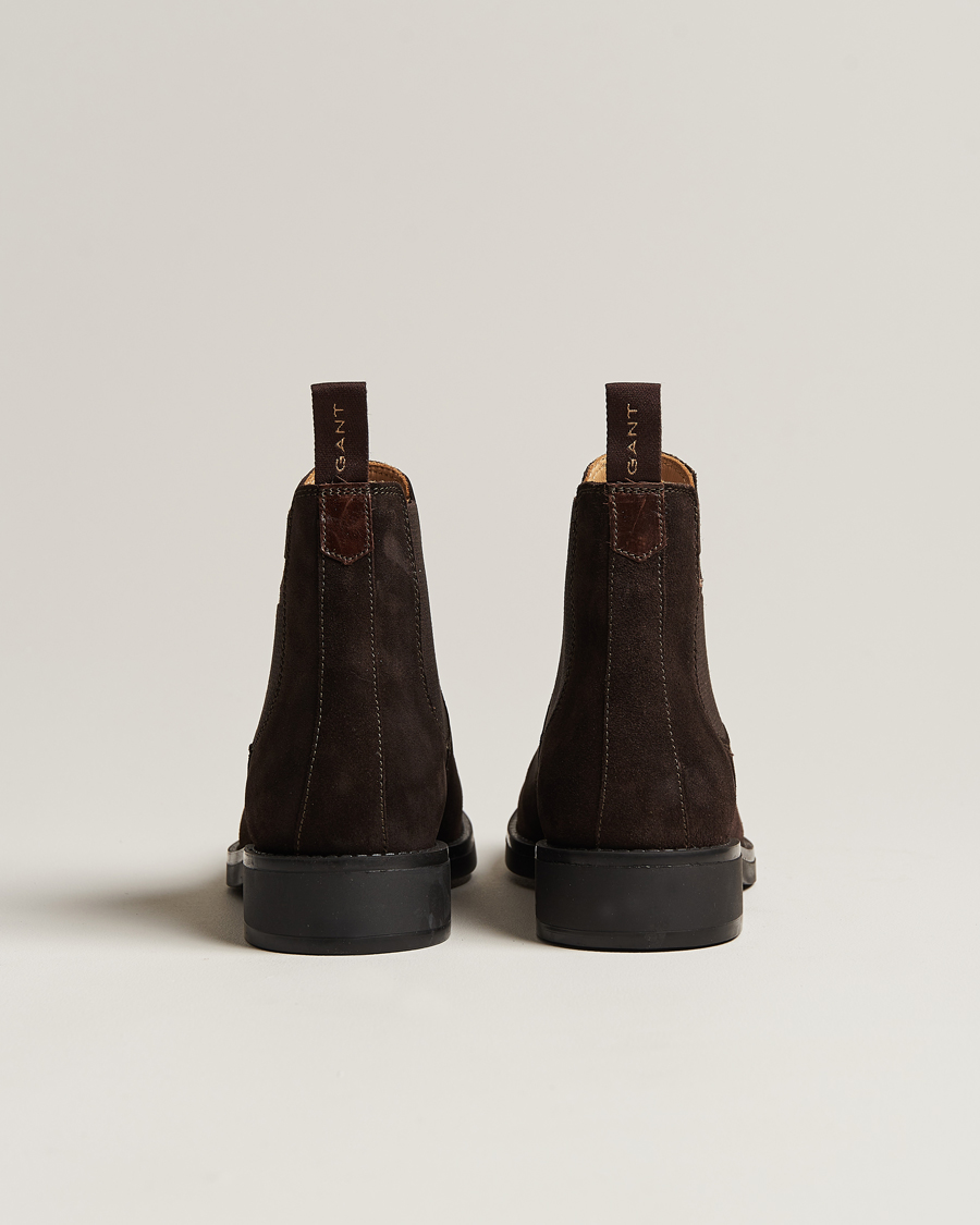Heren | GANT Prepdale Suede Chelsea Boot Dark Brown | GANT | Prepdale Suede Chelsea Boot Dark Brown