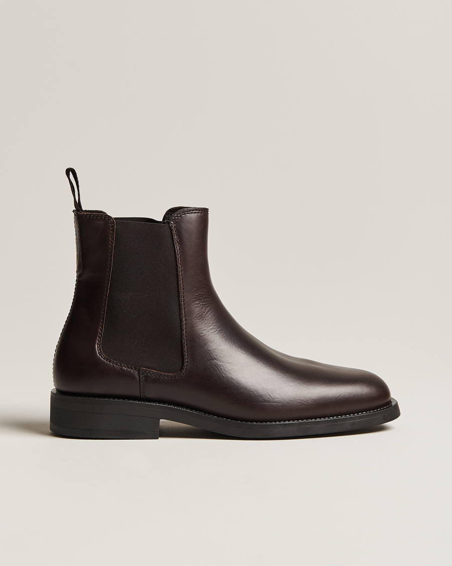 Homme | GANT Rizmood Leather Chelsea Boot Dark Brown | GANT | Rizmood Leather Chelsea Boot Dark Brown