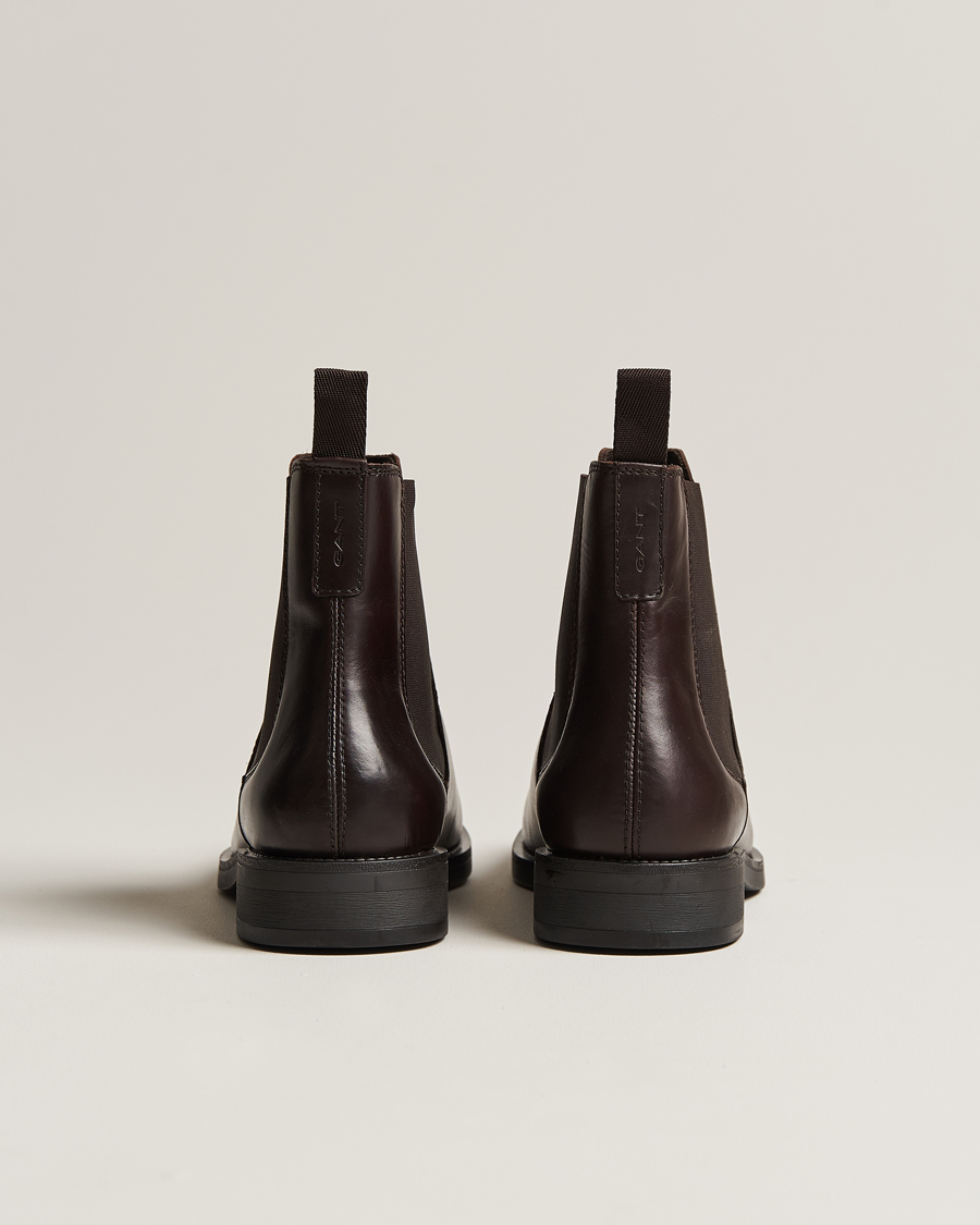 Homme | GANT Rizmood Leather Chelsea Boot Dark Brown | GANT | Rizmood Leather Chelsea Boot Dark Brown