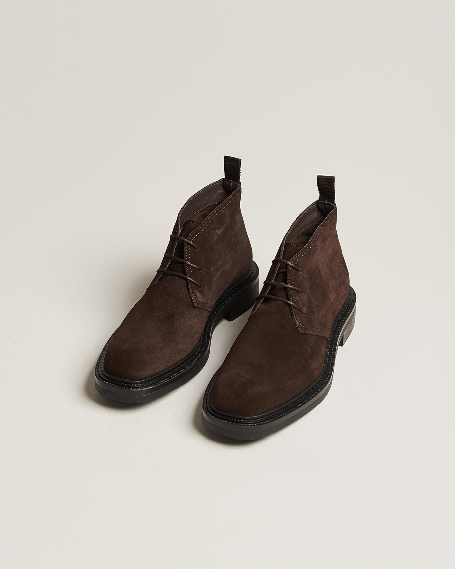 Homme | GANT Fairwyn Suede Chukka Boot Dark Brown | GANT | Fairwyn Suede Chukka Boot Dark Brown