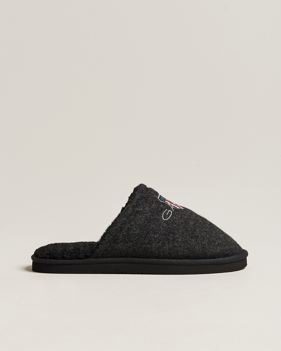 Homme | GANT Tamaware Terry Slippers Black | Gant | Tamaware Terry Slippers Black