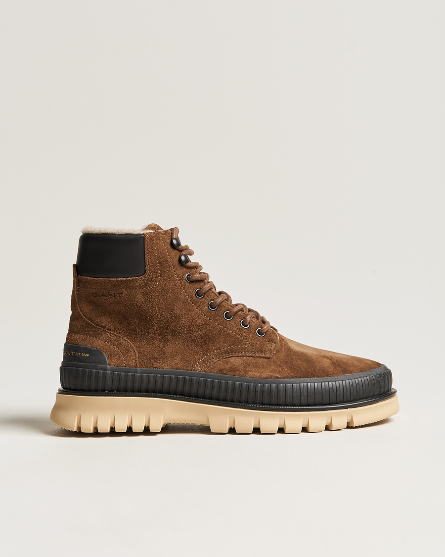 Homme | GANT Nebrada Felt Lined Suede Boot Tobacco Brown | GANT | Nebrada Felt Lined Suede Boot Tobacco Brown