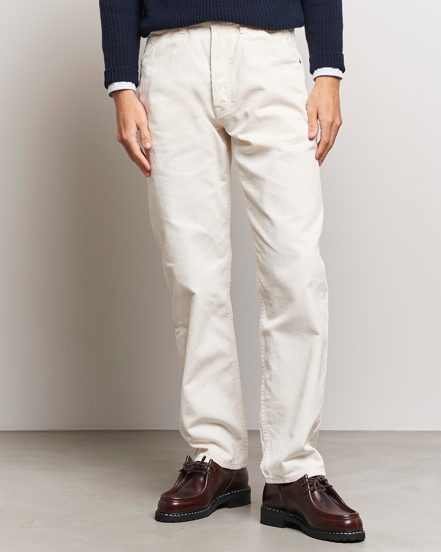 Homme | Pantalons | Drake's | 5-Pocket Selvedge Needlecord Jeans Neutral