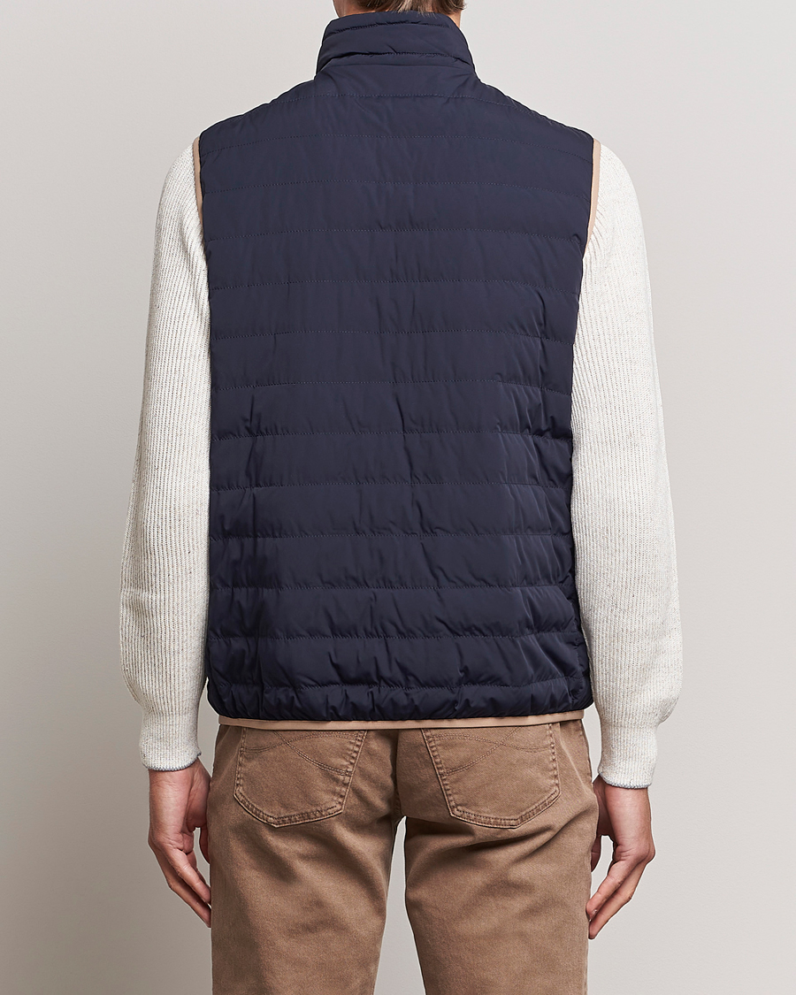 Homme | Manteaux Et Vestes | Brunello Cucinelli | Nylon Down Vest Navy