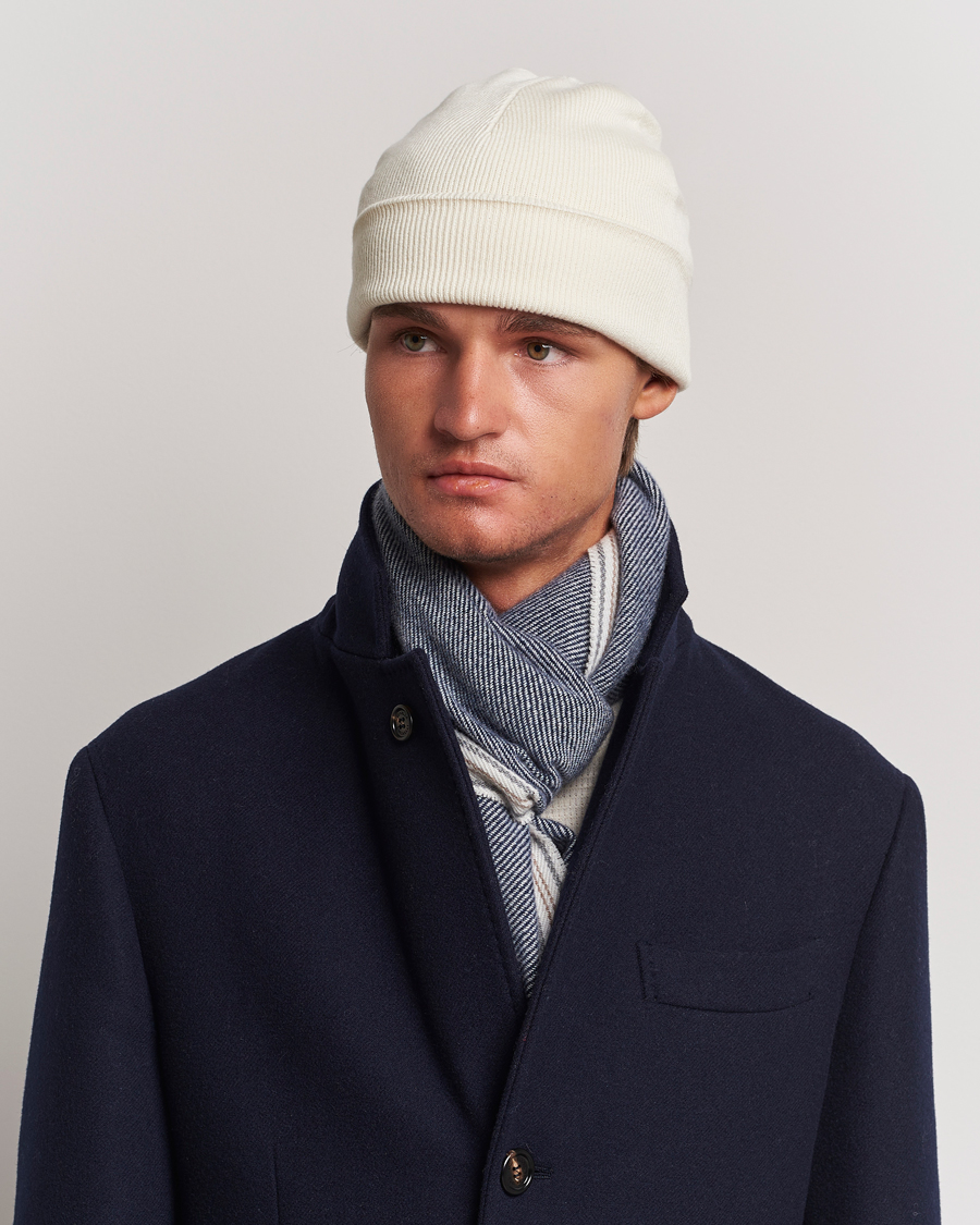 Homme | Brunello Cucinelli Cashmere Beanie Off White | Brunello Cucinelli | Cashmere Beanie Off White