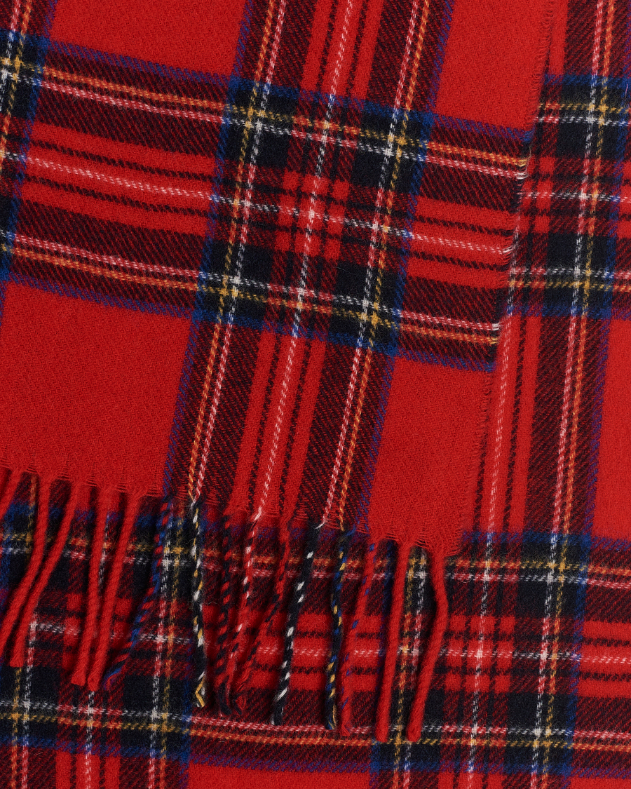 Homme | Morris Arthur Check Scarf  Red | Morris | Arthur Check Scarf  Red