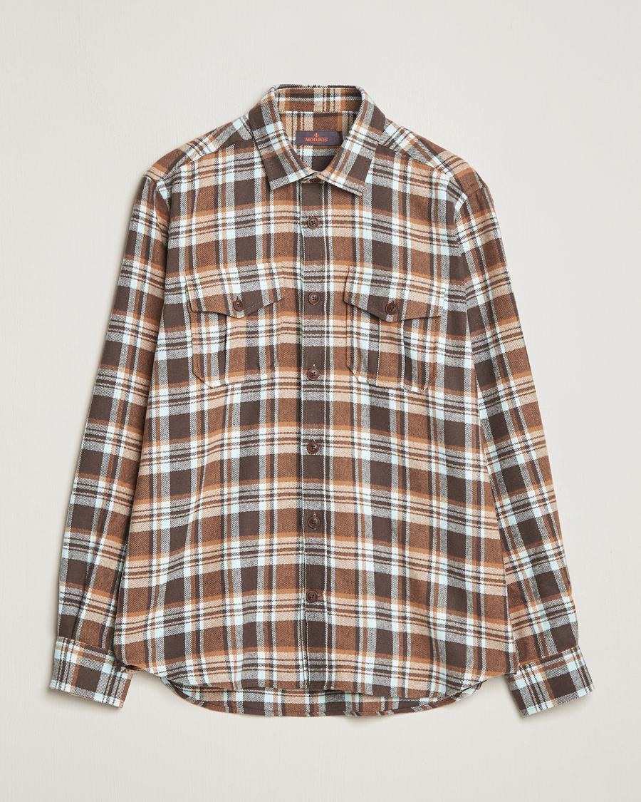 Homme | Chemises | Morris | Tartan Shirt Classic Fit Camel