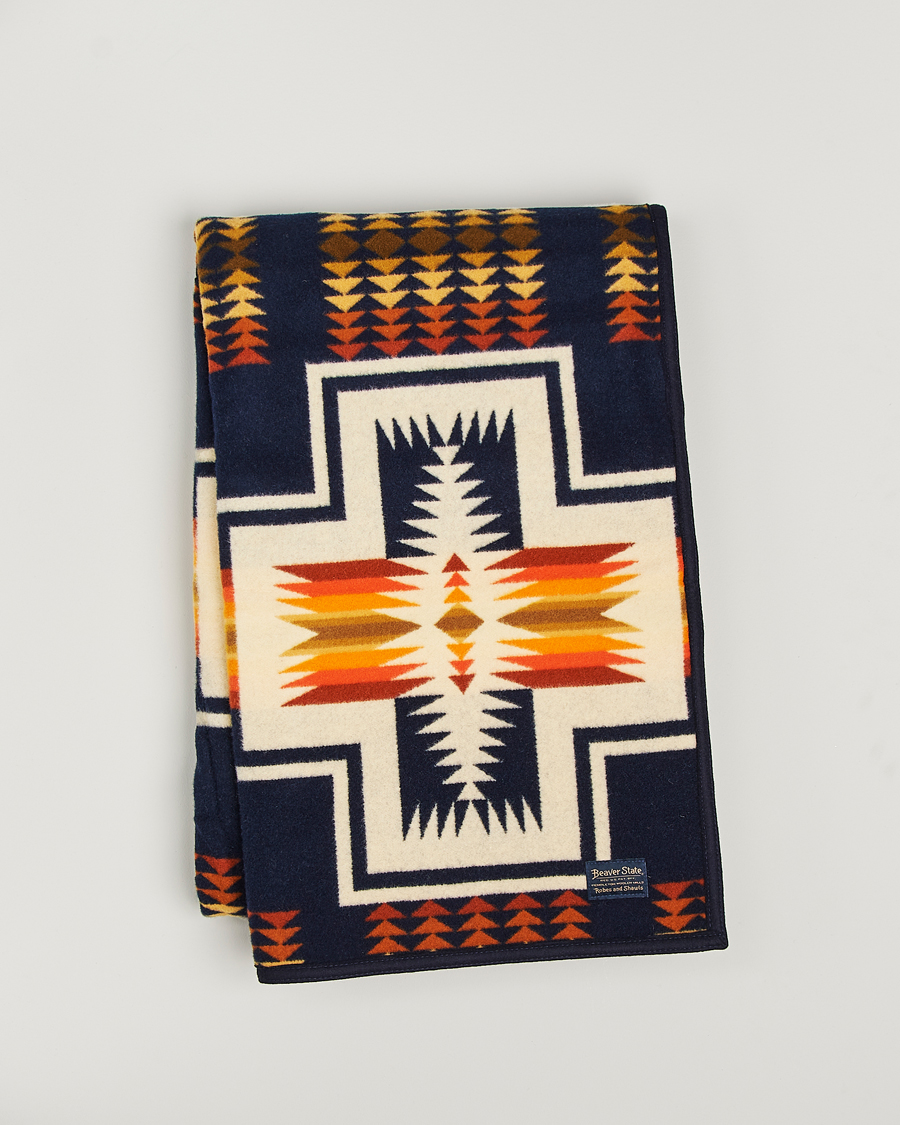Homme | Pendleton Jacquard Blanket Harding Navy | Pendleton | Jacquard Blanket Harding Navy
