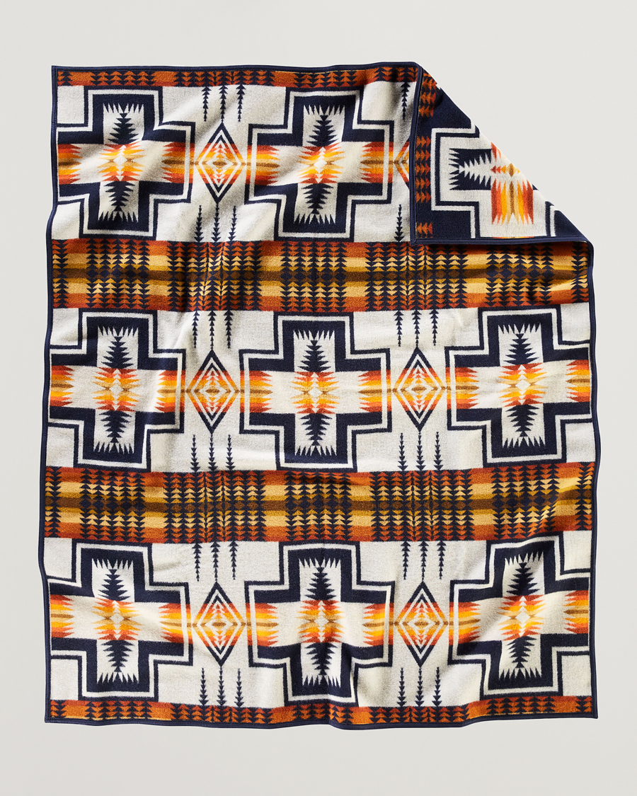 Homme | Pendleton Jacquard Blanket Harding Navy | Pendleton | Jacquard Blanket Harding Navy