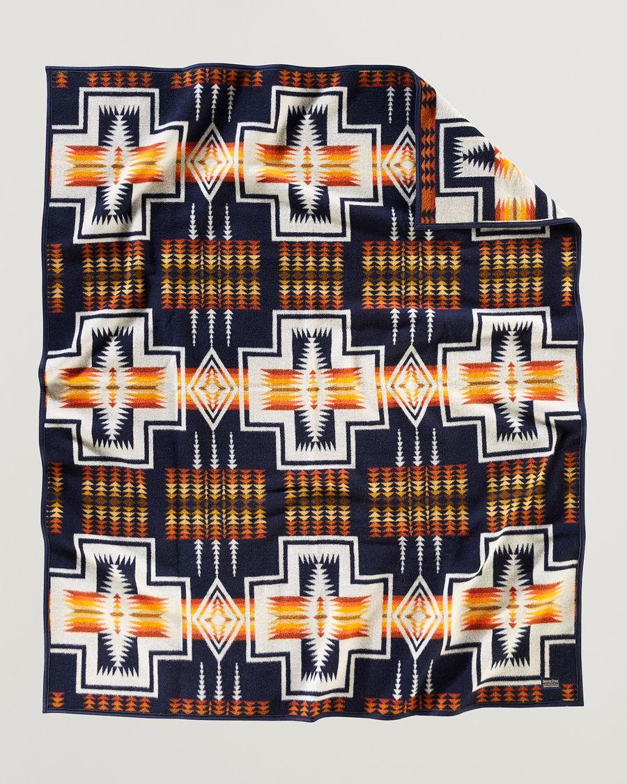 Homme | Pendleton Jacquard Blanket Harding Navy | Pendleton | Jacquard Blanket Harding Navy