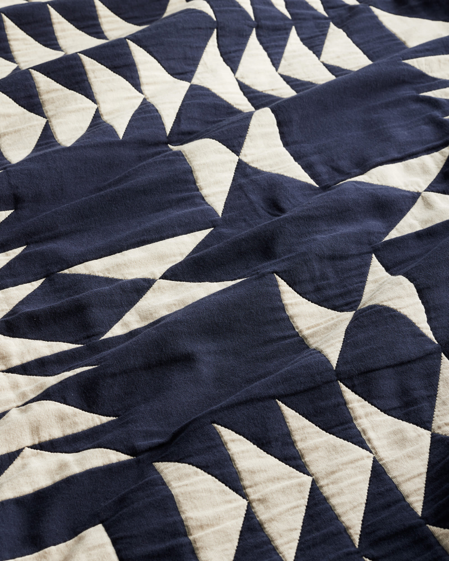 Heren | Stoffen | Pendleton | Organic Cotton Matelasse Blanket Midnight Nova