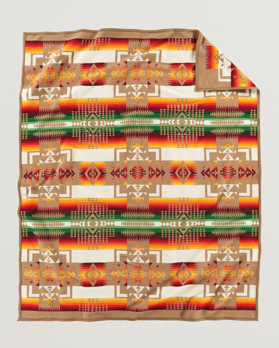 Heren | Pendleton Chief Joseph Jacquard Blanket Khaki | Pendleton | Chief Joseph Jacquard Blanket Khaki