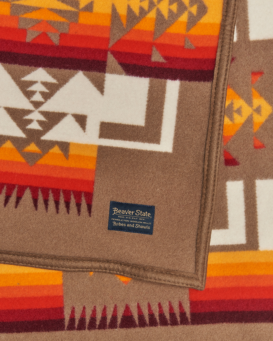 Heren | Pendleton Chief Joseph Jacquard Blanket Khaki | Pendleton | Chief Joseph Jacquard Blanket Khaki