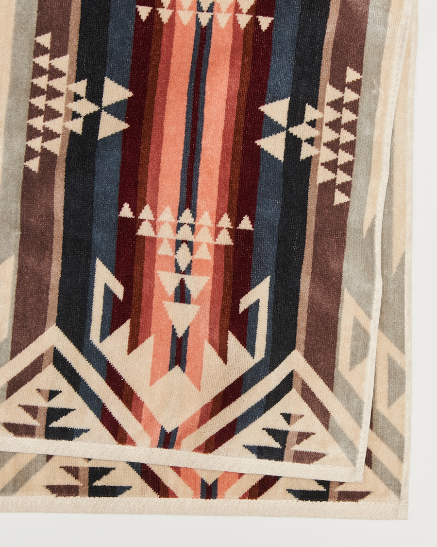 Homme | Pendleton Jacquard Spa Towel White Sands Tan | Pendleton | Jacquard Spa Towel White Sands Tan