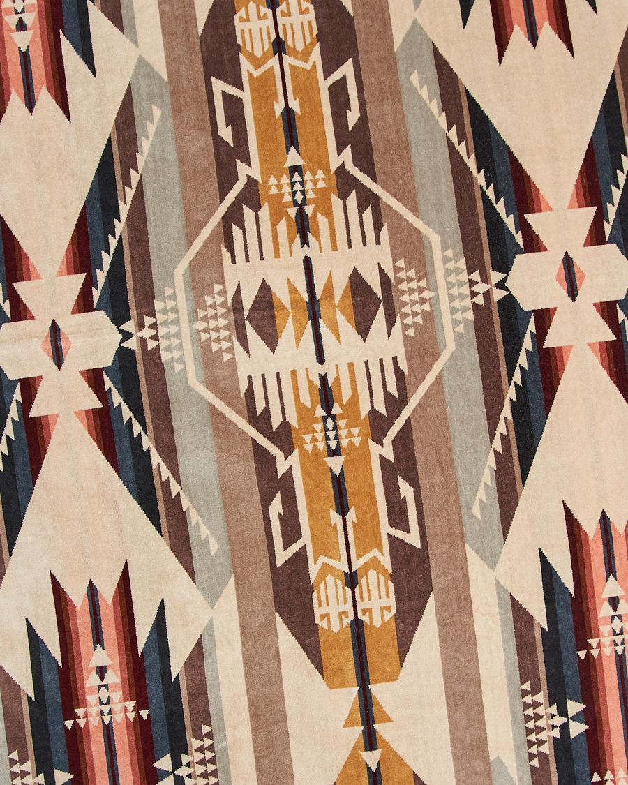 Homme | Pendleton Oversized Jacquard Spa Towel White Sands | Pendleton | Oversized Jacquard Spa Towel White Sands