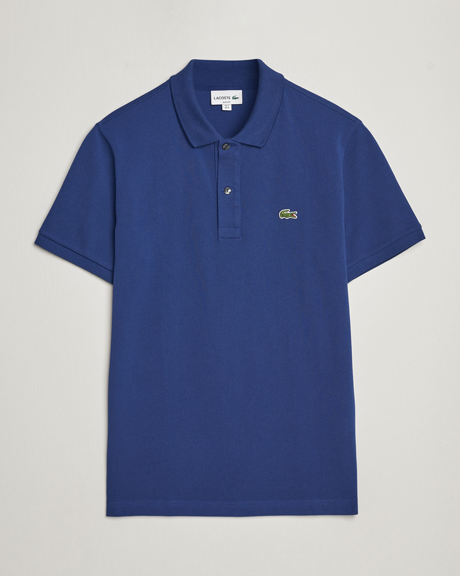 Heren | Polo's | Lacoste | Slim Fit Polo Piké Methylene