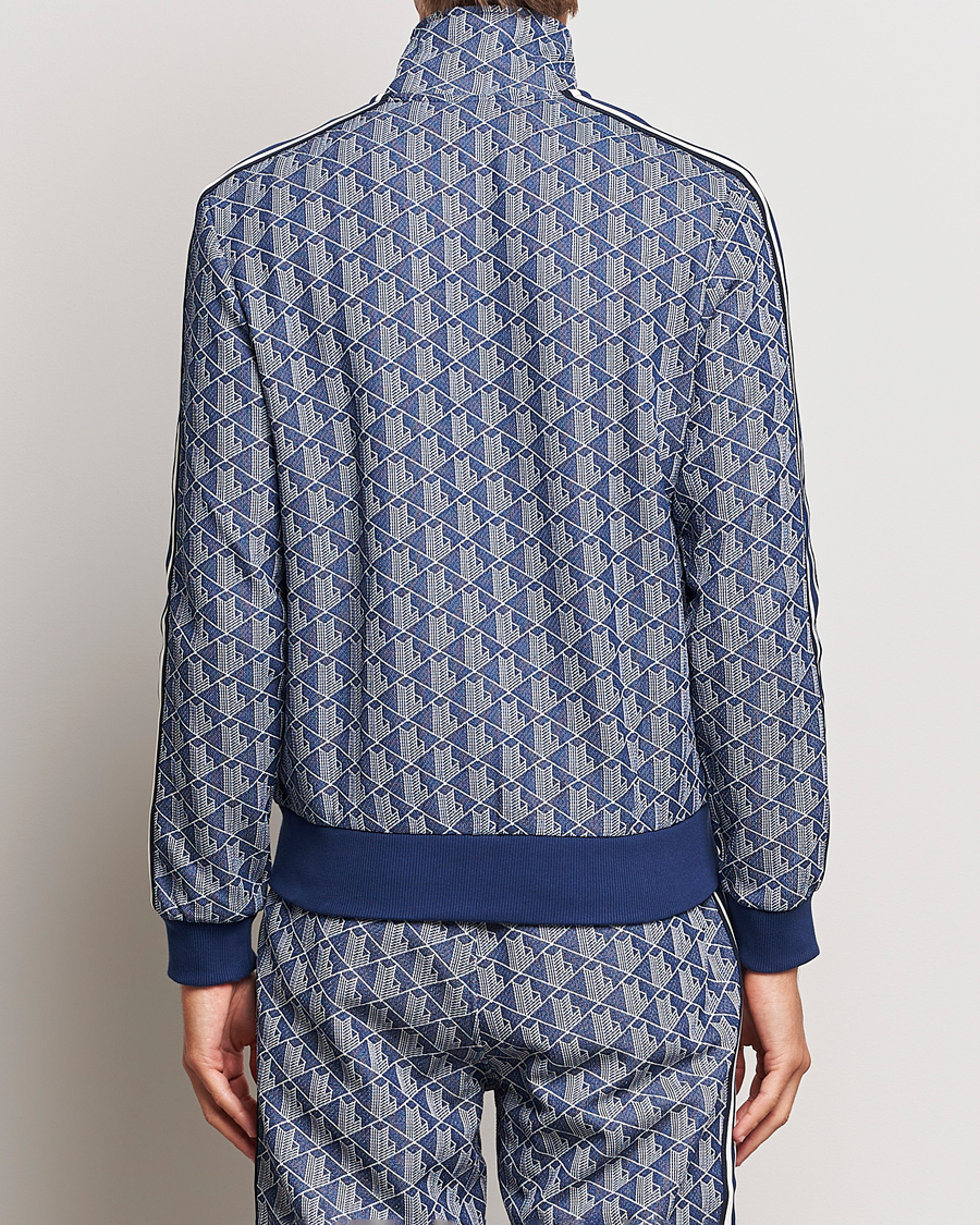 Heren | Truien | Lacoste | Monogram Full Zip Track Jacket Methylene/Flour