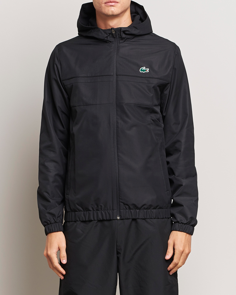 Homme | Pulls Et Tricots | Lacoste Sport | Performance Full Zip Hoodie Black