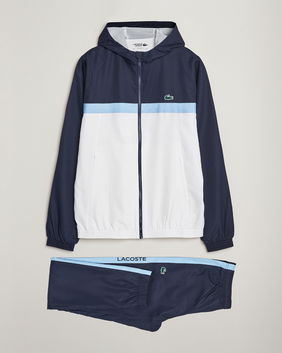 Heren | Broeken | Lacoste Sport | Tennis Tracksuit Set Navy/Blue/White