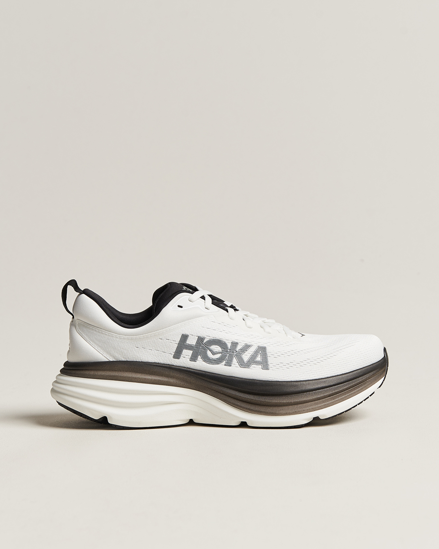 Homme | Hoka Bondi 8 White/Black | Hoka One One | Hoka Bondi 8 White/Black