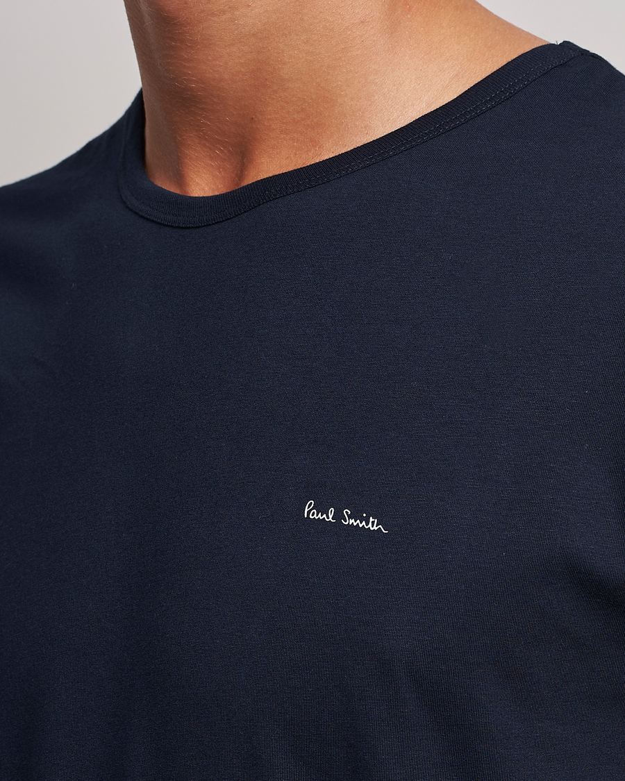Heren | T-shirts | Paul Smith | 3-Pack Crew Neck T-Shirt Black/Navy/White