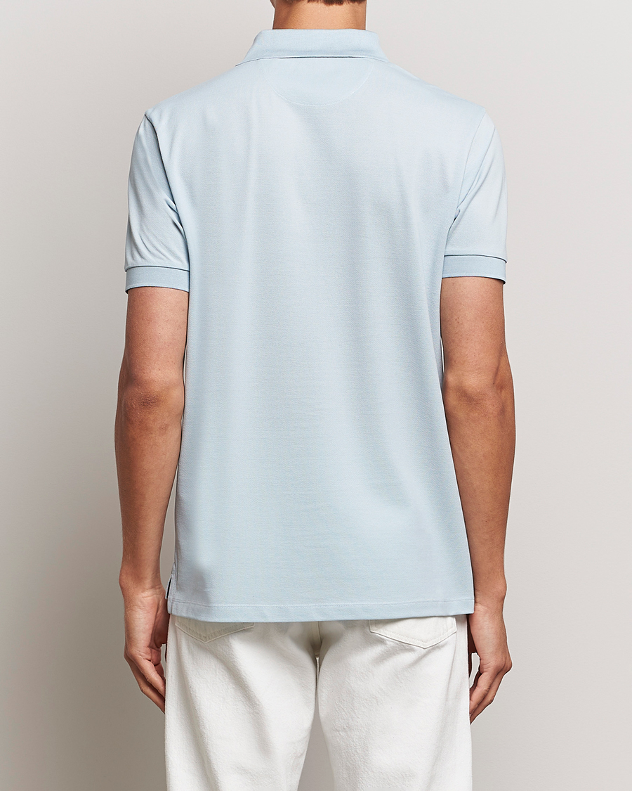 Homme | Polos | Paul Smith | Placket Stripe Polo Light Blue