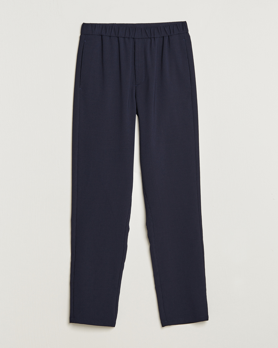 Homme | Pantalons | Giorgio Armani | Wool Stretch Trousers Navy