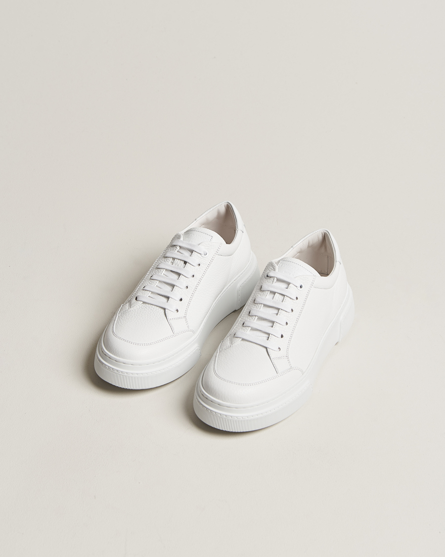 Homme | Giorgio Armani Deerskin Sneakers White | Giorgio Armani | Deerskin Sneakers White