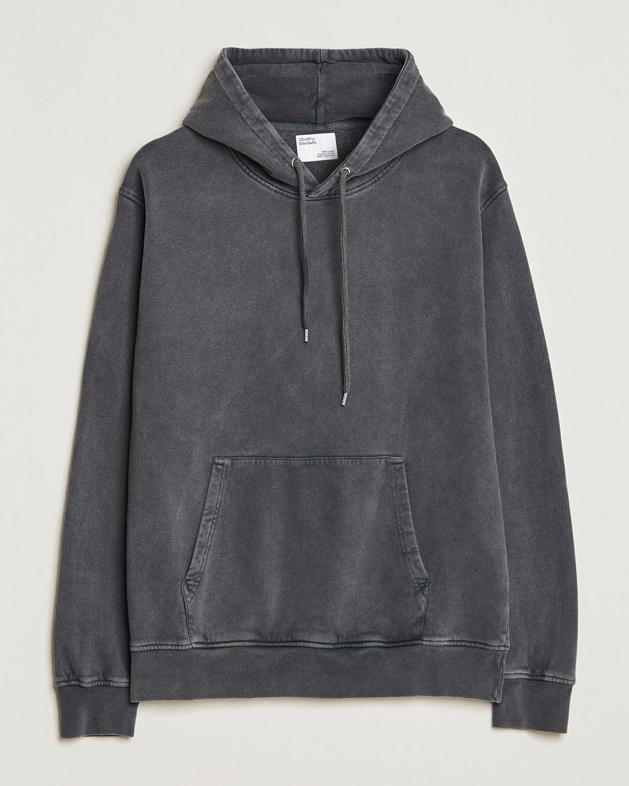 Heren | Truien | Colorful Standard | Classic Organic Hood Faded Black