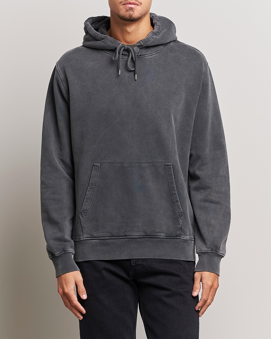 Heren | Truien | Colorful Standard | Classic Organic Hood Faded Black