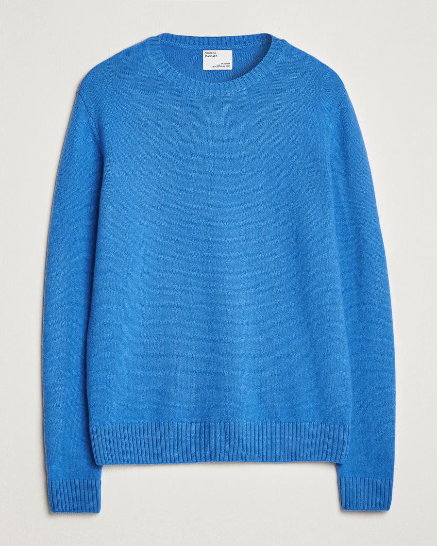 Homme | Pulls Et Tricots | Colorful Standard | Classic Merino Wool Crew Neck Pacific Blue