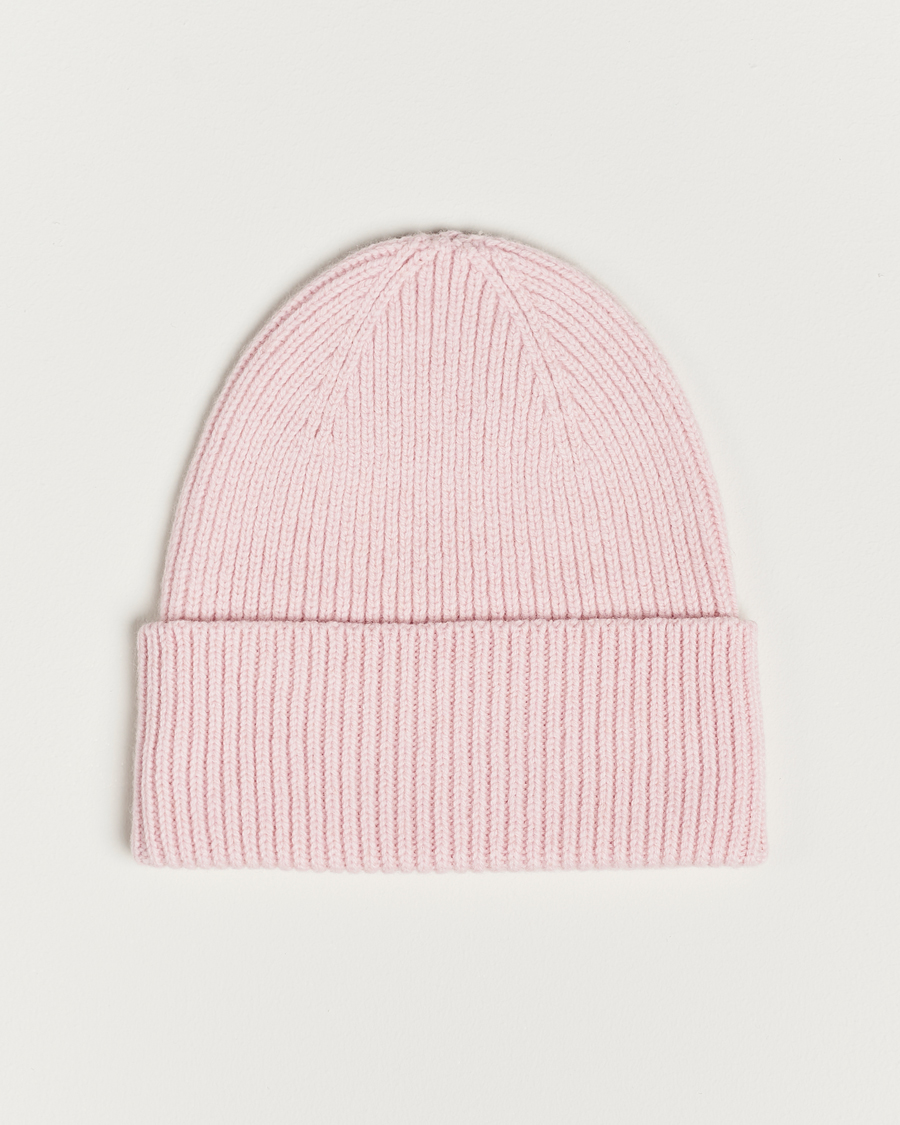 Homme | Colorful Standard Merino Wool Beanie Faded Pink | Colorful Standard | Merino Wool Beanie Faded Pink