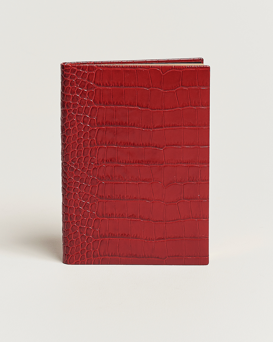 Heren | Smythson Mara Leather Soho Notebook Red | Smythson | Mara Leather Soho Notebook Red