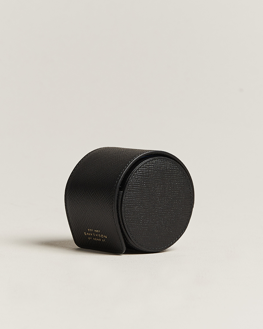 Heren | Horloge & juwelendozen | Smythson | Panama Single Watch Roll Black