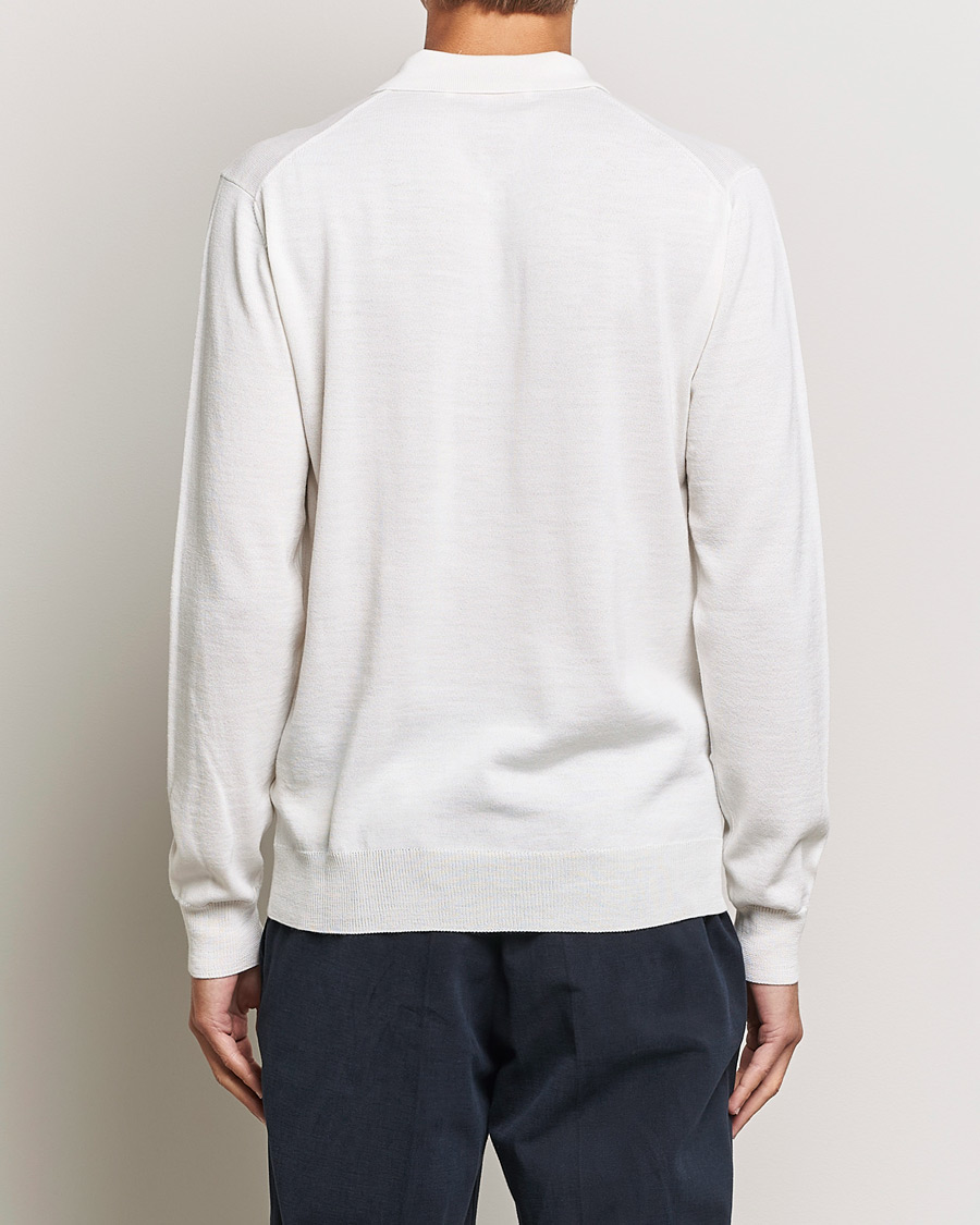Homme | Pulls Et Tricots | Orlebar Brown | Ebro OB Stripe Polo White Sand