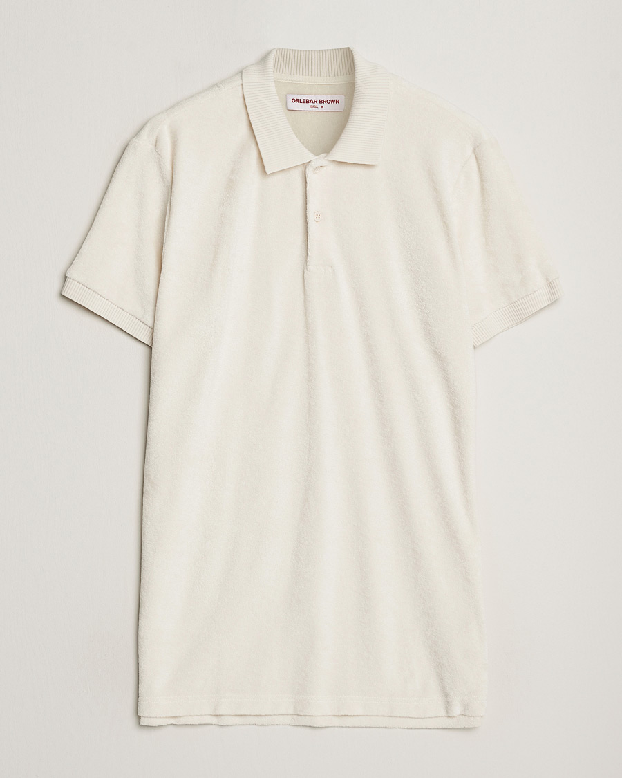 Homme | Polos | Orlebar Brown | Jarrett Towelling Polo Matchstick