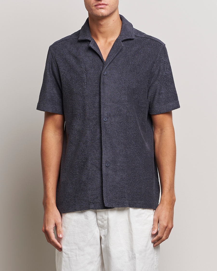 Homme | Polos | Orlebar Brown | Howell Buttoned Poloshirt Piranha Grey
