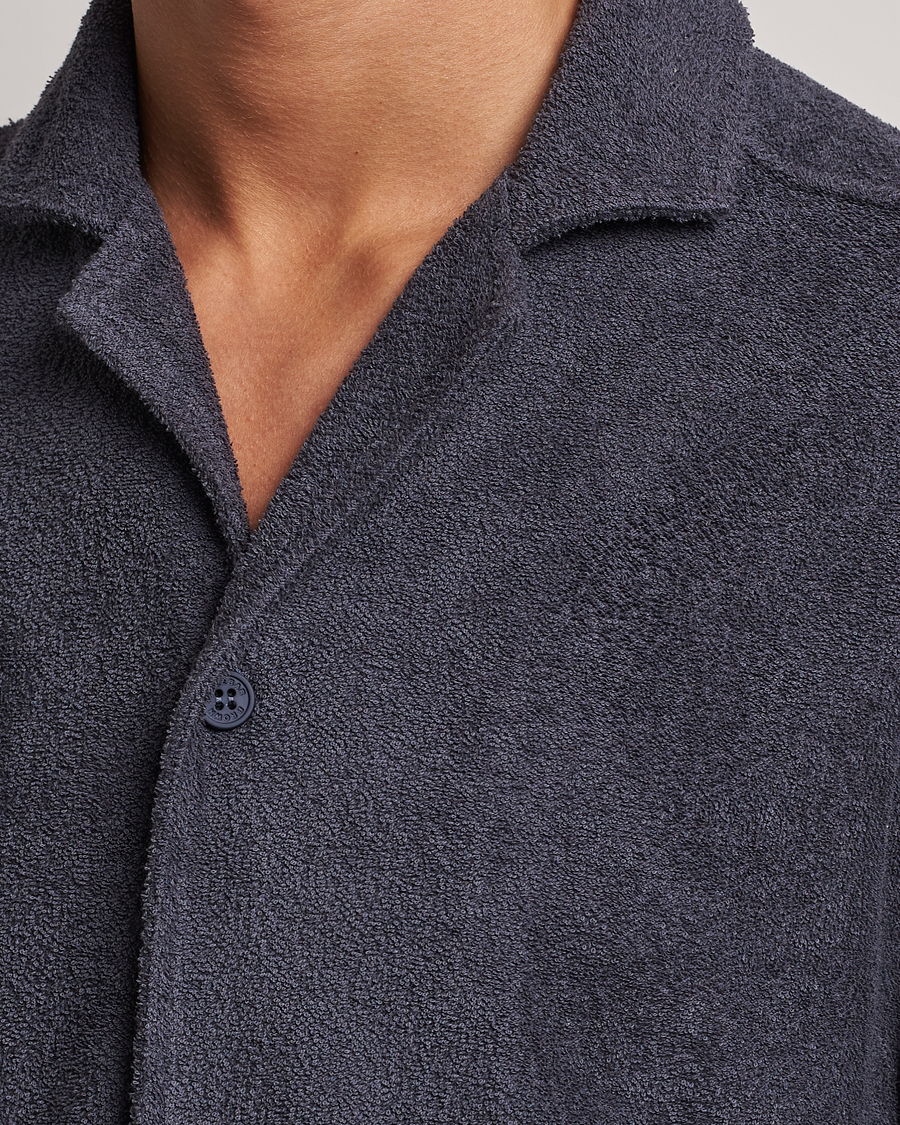 Homme | Polos | Orlebar Brown | Howell Buttoned Poloshirt Piranha Grey