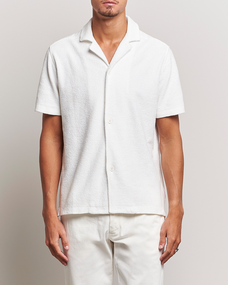 Homme | Polos | Orlebar Brown | Howell Buttoned Poloshirt Sea Mist