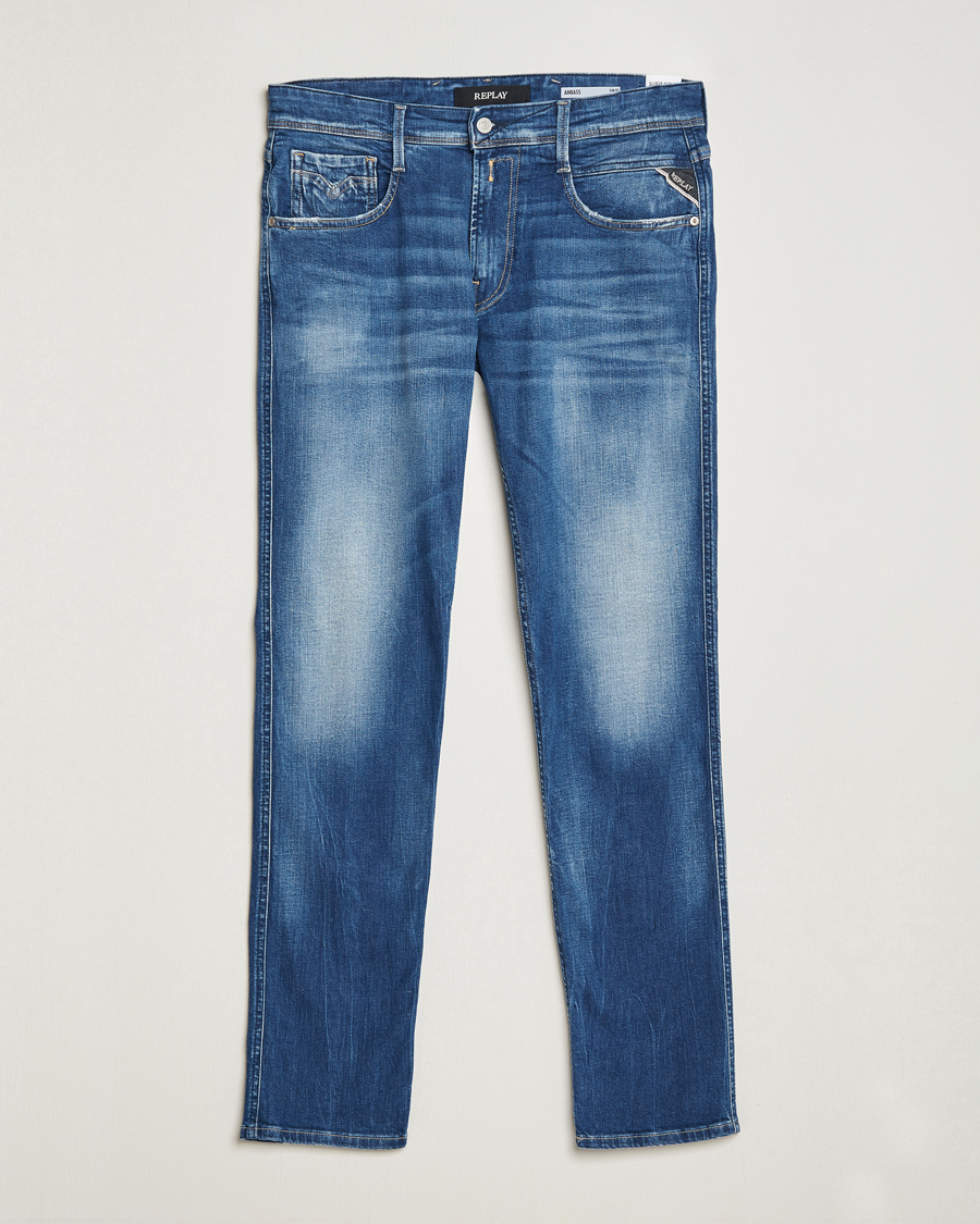 Homme | Jeans | Replay | Anbass Super Stretch Bio Jeans Medium Blue