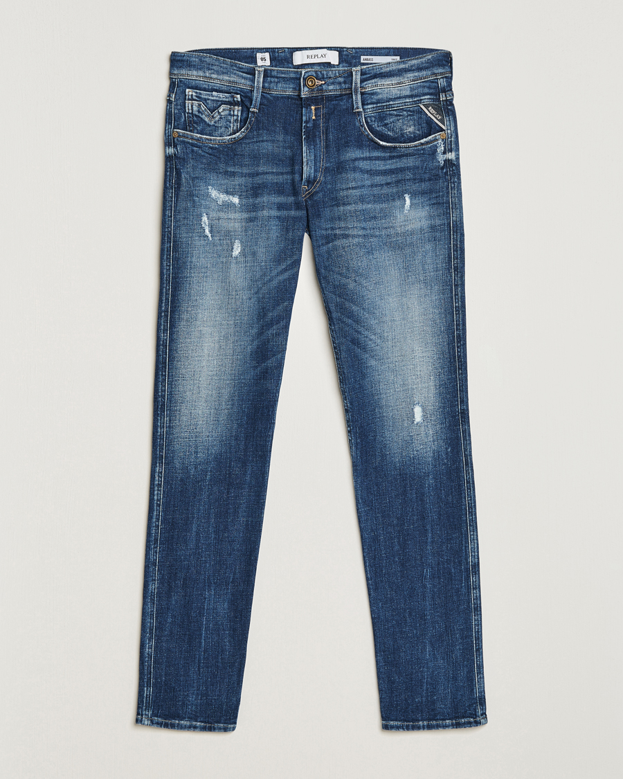 Homme | Jeans | Replay | Anbass 5 Years Wash Jeans Dark Blue