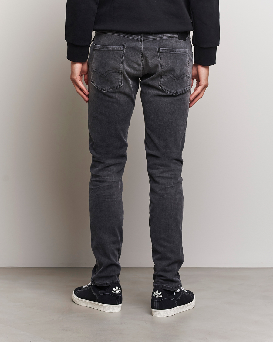 Heren | Jeans | Replay | Anbass Hyperflex Re-Used Jeans Washed Grey