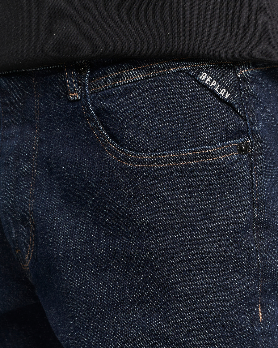 Heren | Jeans | Replay | Sartoriale Regular Fit Hyperflex Jeans Dark Blue