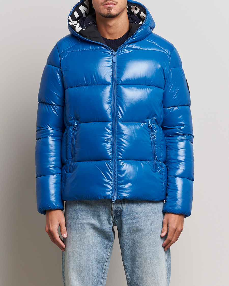 Homme | Manteaux Et Vestes | Save The Duck | Edgard Padded Puffer Blue Berry