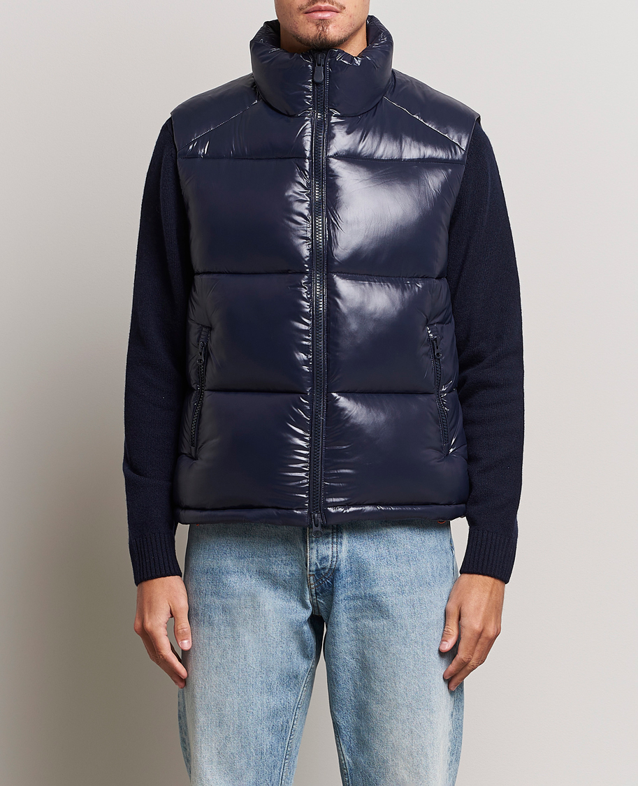 Heren | Jassen | Save The Duck | Ailantus Padded Puffer Vest Blue Black