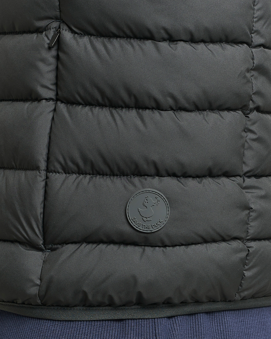 Homme | Manteaux Et Vestes | Save The Duck | Rhus Matt Lightweight Vest Green Black