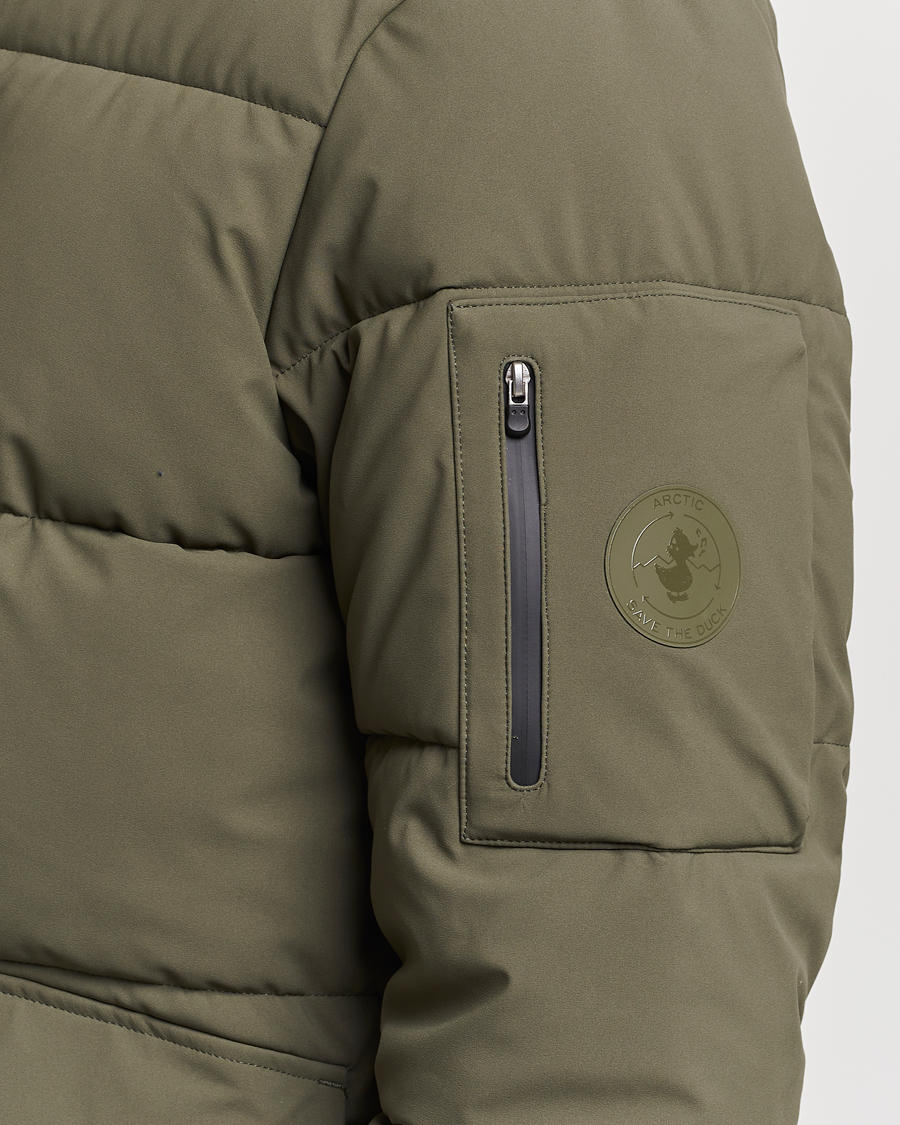 Homme | Manteaux Et Vestes | Save The Duck | Alter Short Arctic Parka Laurel Green