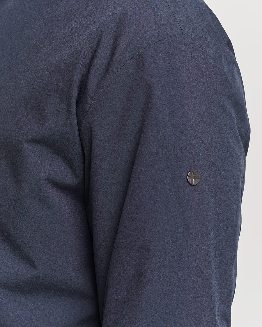 Homme | Manteaux Et Vestes | Scandinavian Edition | Town Waterproof Lightweight Coat Midnight Blue