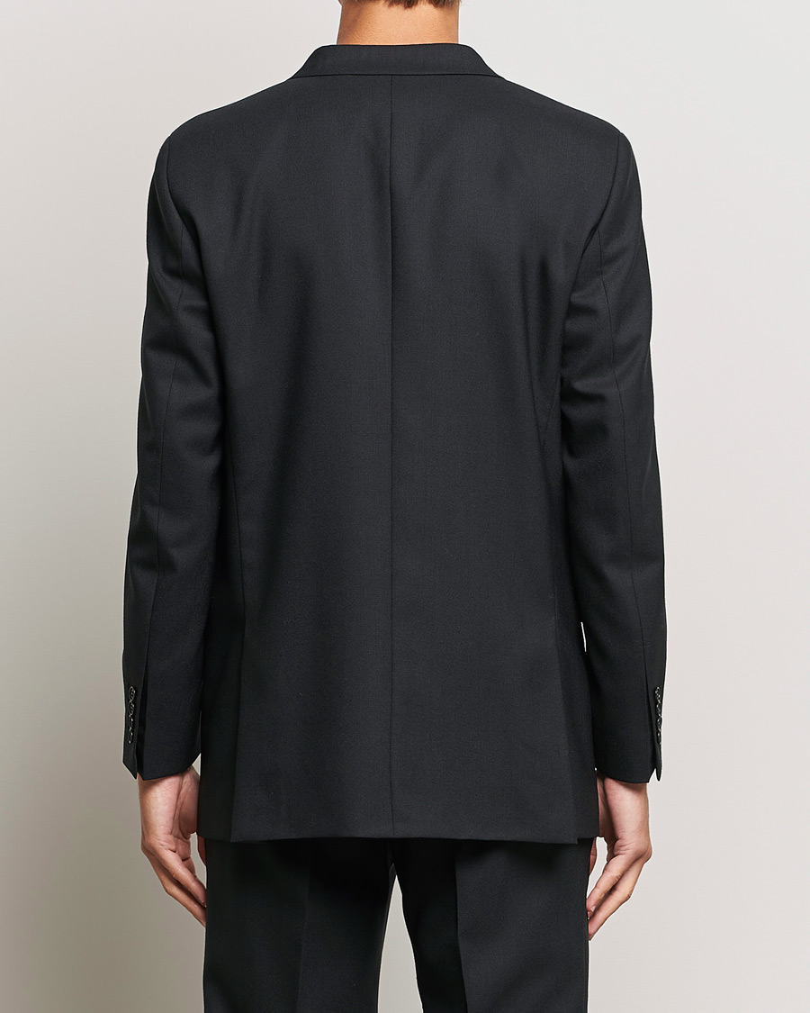 Homme | Blazers | Sunflower | Double Breasted Wool Blazer Black