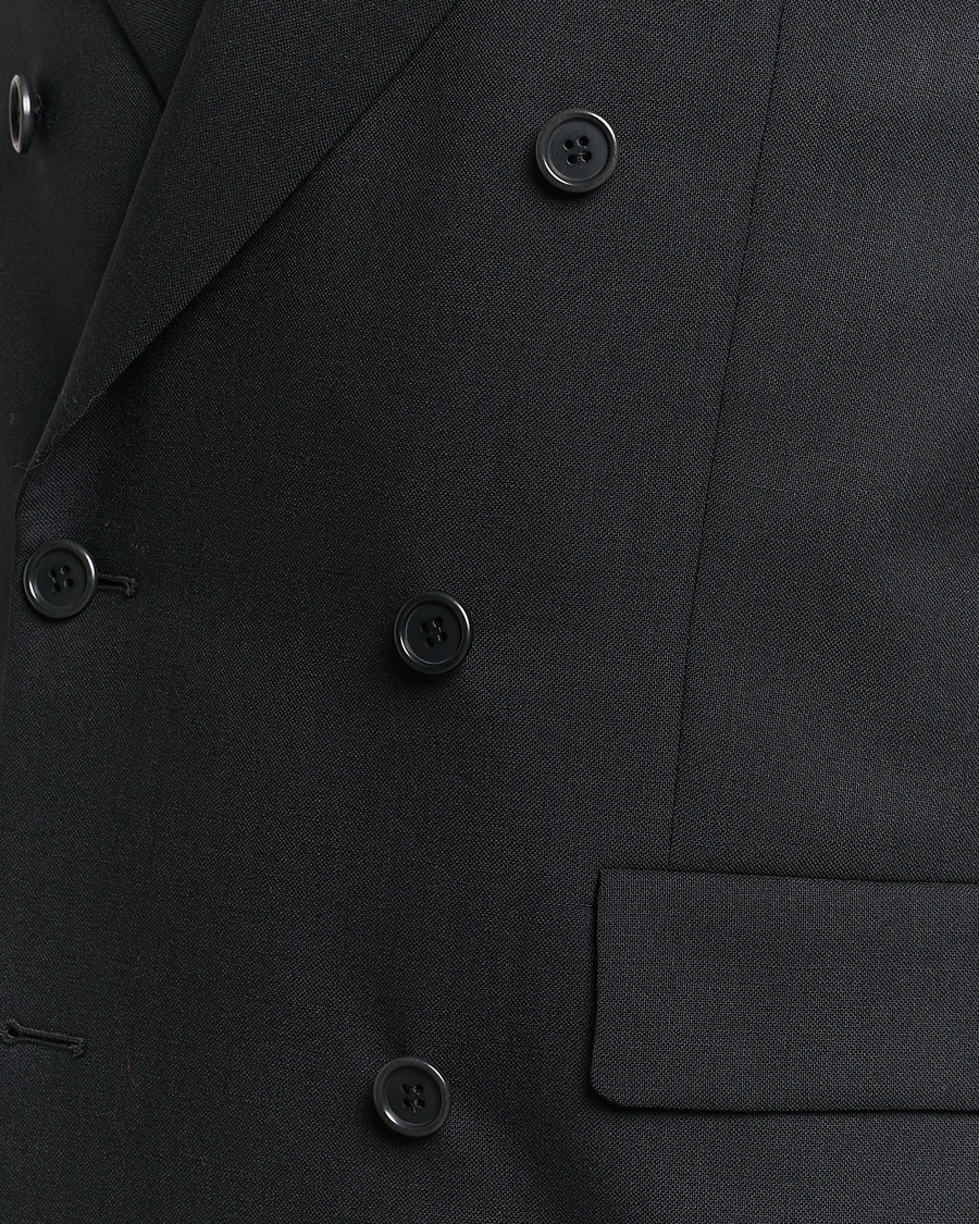 Homme | Blazers | Sunflower | Double Breasted Wool Blazer Black